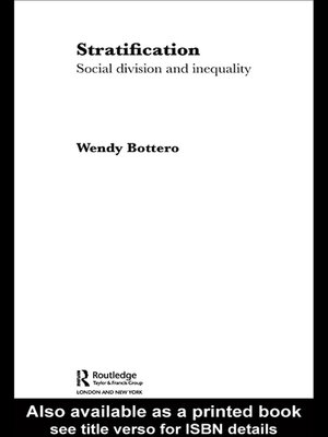 cover image of Stratification